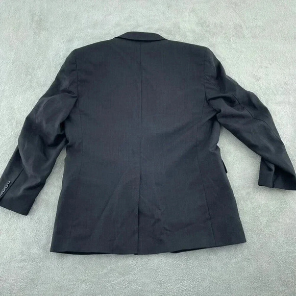 Jos. A. Bank Wool Blazer Mens 46L Black 4185 - Picture 7 of 9